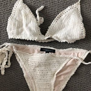 KENDALL AND KYLIE HOTT CROCHET SUIT